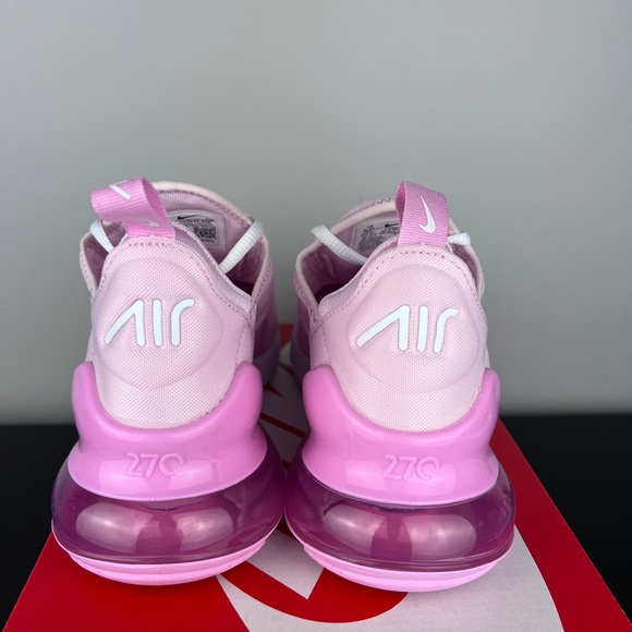 New Nike Air Max 270 GS Sneakers Pink White CV9645-600 - Picture 7 of 7